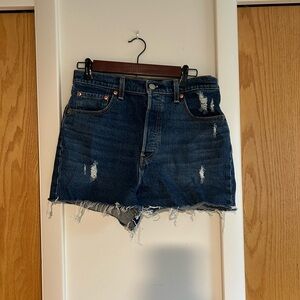 Levi’s Ribcage Denim Jean Shorts